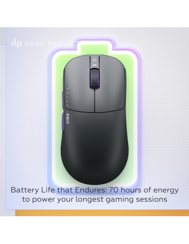 Dark Project Dpp_Novus_Pro_Bb Myszka Gaming Oburęczny Rf Wireless + Usb Type-C Optyczny 26000 Dpi
