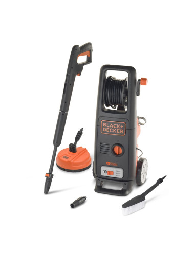 Black & Decker Bxpw1700Pe Podkładka Ciśnieniowa Wyprostowany Prąd Elektryczny 420 L/H 1700 W Czarny, Pomarańczowy