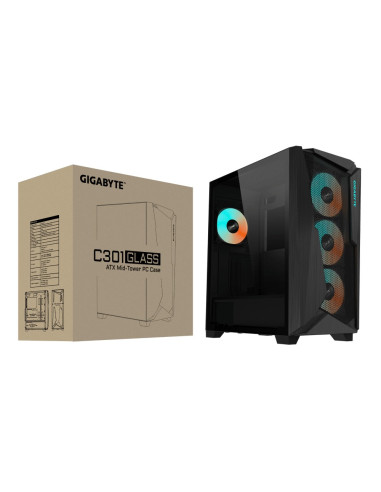 Gigabyte C301 Glass Midi Tower Czarny