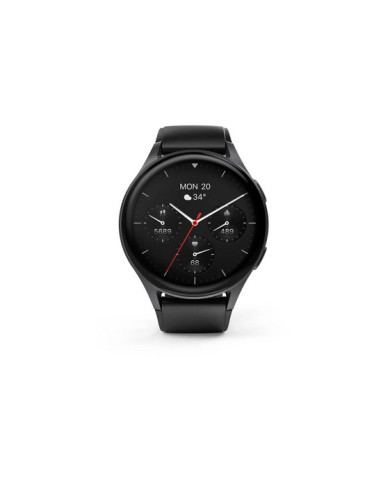 Hama Smartwatch 8900 3,63 Cm (1.43") Amoled 45 Mm Cyfrowy 466 X 466 Px Ekran Dotykowy Czarny Gps