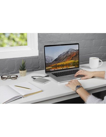 Verbatim Store 'N' Go Alu Slim Zewnętrzny Dysk Twardy 1Tb 2.5" Usb Type-C 3.2 Gen 1 (3.1 Gen 1) Srebrny