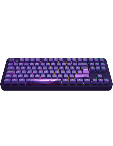 Dark Project Alu87B Celestial, G3Ms Voidstone Switch, Uk/De/At/Es/It/Fi/No/Se/Dk Klawiatura Gaming Usb Qwertz Duński, Angielski,