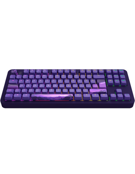 Dark Project Alu87B Celestial, G3Ms Voidstone Switch, Uk/De/At/Es/It/Fi/No/Se/Dk Klawiatura Gaming Usb Qwertz Duński, Angielski,