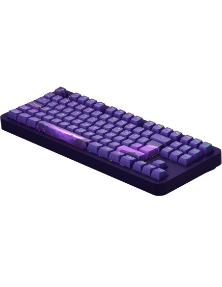 Dark Project Alu87B Celestial, G3Ms Voidstone Switch, Uk/De/At/Es/It/Fi/No/Se/Dk Klawiatura Gaming Usb Qwertz Duński, Angielski,