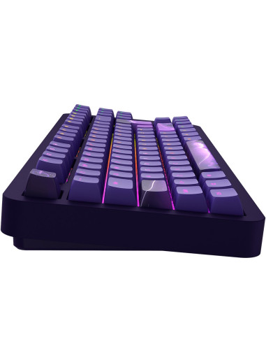 Dark Project Alu87B Celestial, G3Ms Voidstone Switch, Uk/De/At/Es/It/Fi/No/Se/Dk Klawiatura Gaming Usb Qwertz Duński, Angielski,