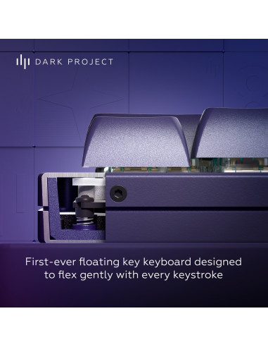 Dark Project Alu87B Celestial, G3Ms Voidstone Switch, Uk/De/At/Es/It/Fi/No/Se/Dk Klawiatura Gaming Usb Qwertz Duński, Angielski,