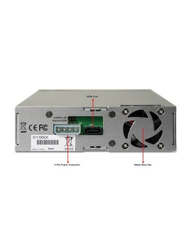 Icy Dock 3.5" Sata Enclosure Czarny