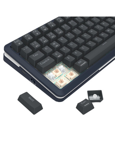 Redragon K708-Rgb-Pro Flekact Klawiatura Usb + Rf Wireless + Bluetooth Czarny