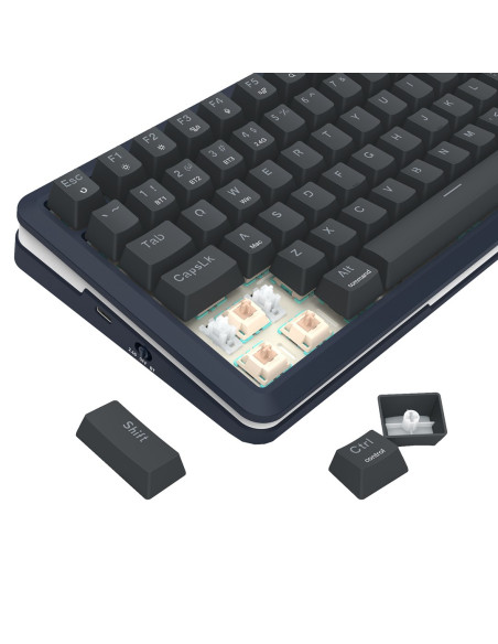Redragon K708-Rgb-Pro Flekact Klawiatura Usb + Rf Wireless + Bluetooth Czarny