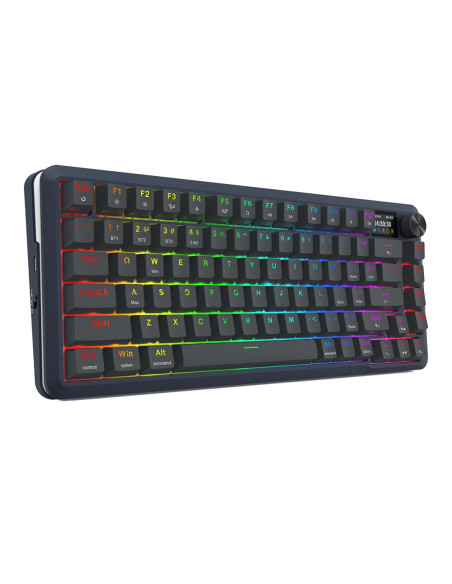 Redragon K708-Rgb-Pro Flekact Klawiatura Usb + Rf Wireless + Bluetooth Czarny