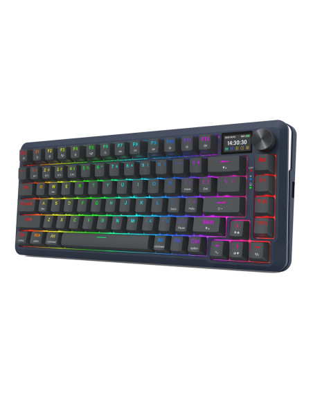 Redragon K708-Rgb-Pro Flekact Klawiatura Usb + Rf Wireless + Bluetooth Czarny