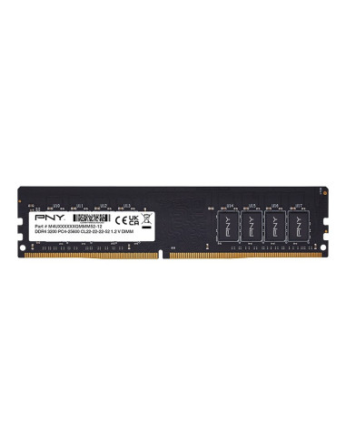 Pny Md8Gsd43200-Sb Moduł Pamięci 8 Gb 1 X 8 Gb Ddr4 288-Pin Dimm