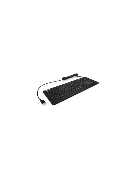 Keysonic Ksk-6231 Inel (Ch) Klawiatura Przemysłowy Usb Qwertz Swiss Czarny