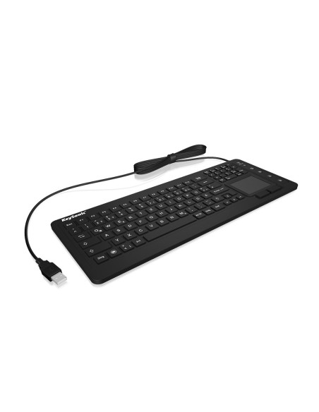 Keysonic Ksk-6231 Inel (Ch) Klawiatura Przemysłowy Usb Qwertz Swiss Czarny
