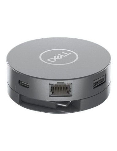 Dell Da305 Przewodowa Usb 3.2 Gen 2 (3.1 Gen 2) Type-C Srebrny