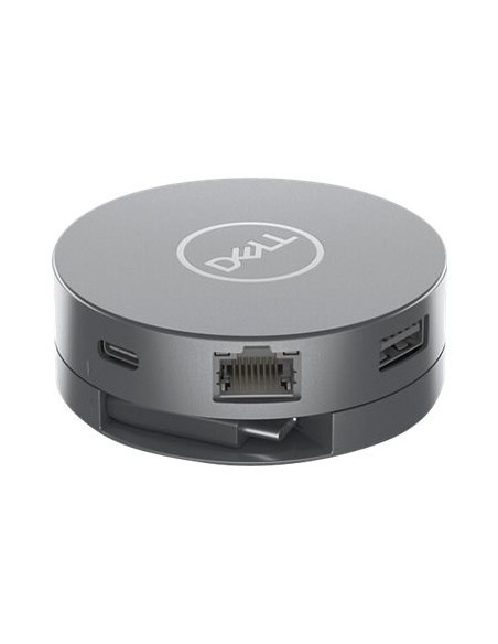 Dell Da305 Przewodowa Usb 3.2 Gen 2 (3.1 Gen 2) Type-C Srebrny