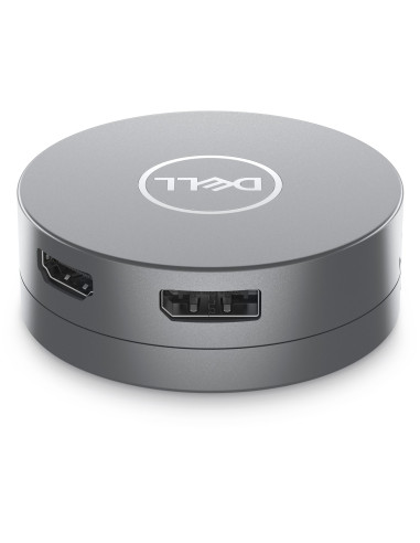 Dell Da305 Przewodowa Usb 3.2 Gen 2 (3.1 Gen 2) Type-C Srebrny