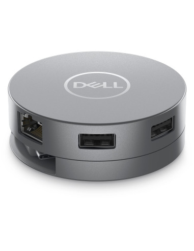 Dell Da305 Przewodowa Usb 3.2 Gen 2 (3.1 Gen 2) Type-C Srebrny