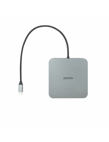 Dicota D32057 Huby I Koncentratory Usb Type-C 10000 Mbit/S Srebrny