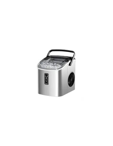 Euhomy Im008 Kostkarka Do Lodu Srebrna / 220-240 V / Sterowanie Dotykowe / Wydajność Dzienna: 12 Kg Kostek Lodu
