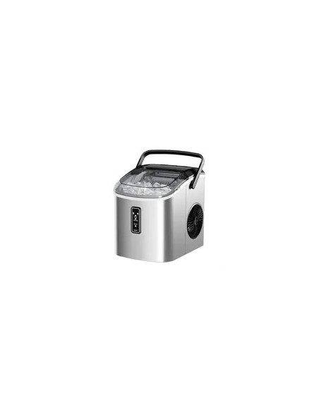 Euhomy Im008 Kostkarka Do Lodu Srebrna / 220-240 V / Sterowanie Dotykowe / Wydajność Dzienna: 12 Kg Kostek Lodu