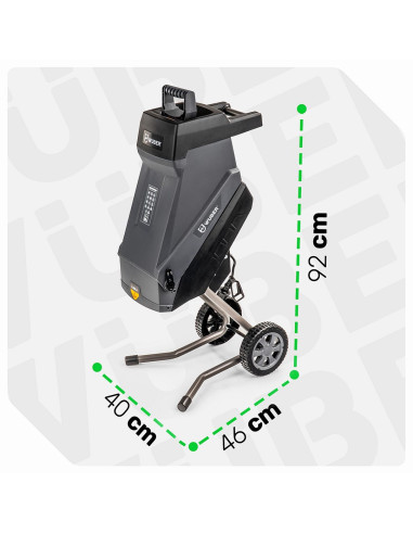 Rozdrabniacz Nożowy Do Gałęzi Elektryczny 2500W 45L W94205 Wuber