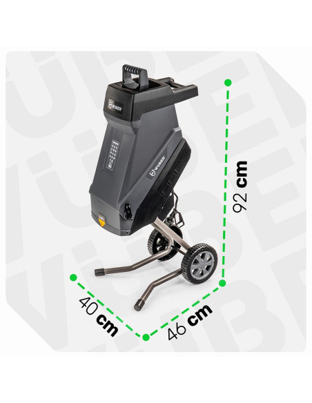 Rozdrabniacz Nożowy Do Gałęzi Elektryczny 2500W 45L W94205 Wuber