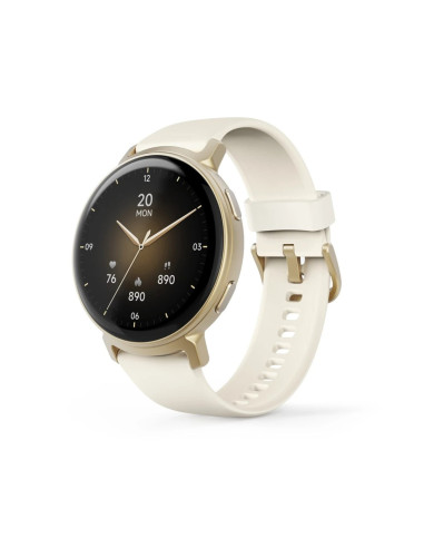 Hama 00178641 Smartwatch / Zegarek Sportowy 3,35 Cm (1.32") Amoled 43 Mm Analogowy 466 X 466 Px Ekran Dotykowy Złoto Gps