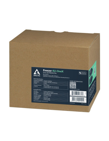 Arctic Freezer 4U-Onex Procesor Chłodnica Powietrza 12 Cm Czarny, Szary 1 Szt.