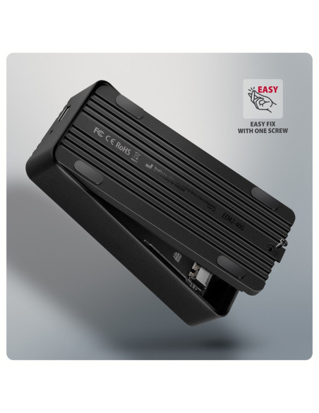 Axagon Eem2-40G Obudowa Do Dysków Twardych Obudowa Ssd Czarny M.2