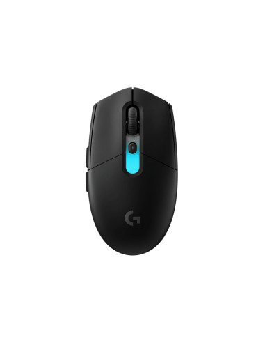 Logitech G G305 X Superlight Myszka Gaming Dla Praworęcznych Rf Wireless + Bluetooth Optyczny 44000 Dpi