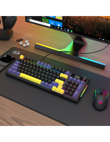 Redragon Glintstone K725Lby-Rgb-Pro Klawiatura Czarny