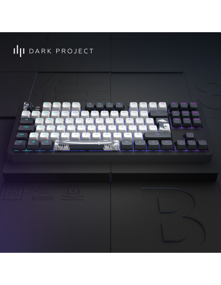 Dark Project Dpkb_Bushido_87_Iso Klawiatura Gaming Usb Qwertz Duński, Angielski, Fiński, Niemiecki, Skandynawia, Norweski, Hiszp
