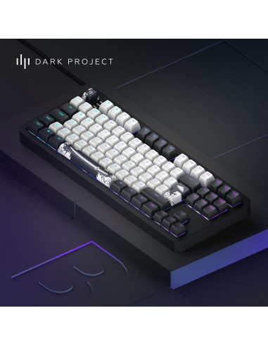 Dark Project Dpkb_Bushido_87_Iso Klawiatura Gaming Usb Qwertz Duński, Angielski, Fiński, Niemiecki, Skandynawia, Norweski, Hiszp