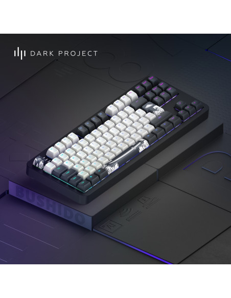 Dark Project Dpkb_Bushido_87_Iso Klawiatura Gaming Usb Qwertz Duński, Angielski, Fiński, Niemiecki, Skandynawia, Norweski, Hiszp