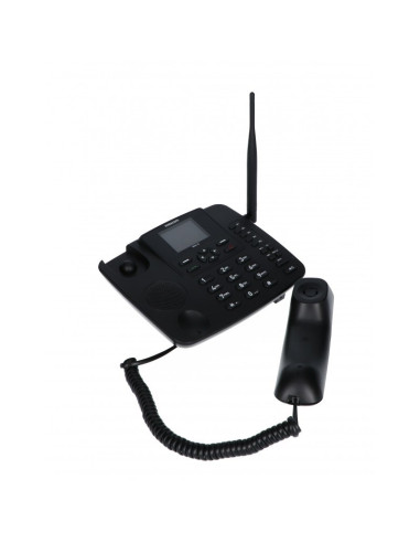 Maxcom Comfort Mm41D Inteligentny Telefon Nazwa I Identyfikacja Dzwoniącego Czarny