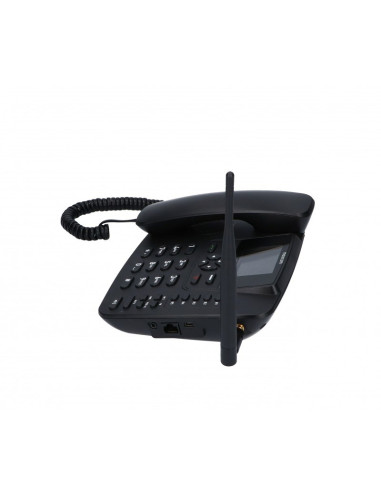 Maxcom Comfort Mm41D Inteligentny Telefon Nazwa I Identyfikacja Dzwoniącego Czarny
