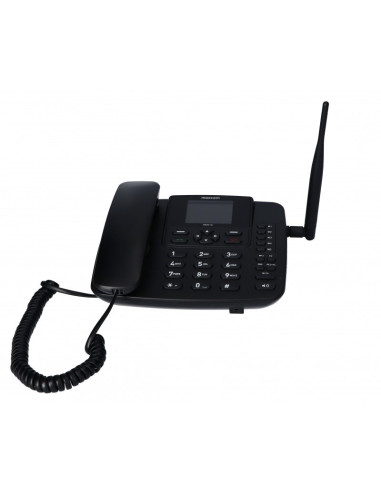 Maxcom Comfort Mm41D Inteligentny Telefon Nazwa I Identyfikacja Dzwoniącego Czarny