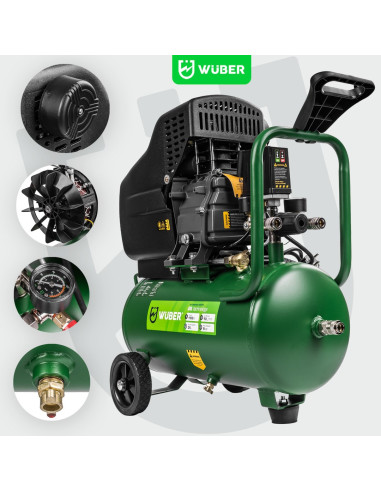 Kompresor Olejowy 24L W54001 Wuber