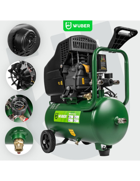 Kompresor Olejowy 24L W54001 Wuber