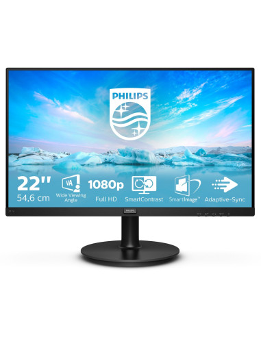 Monitor Philips Led 21,5" 221V8/00
