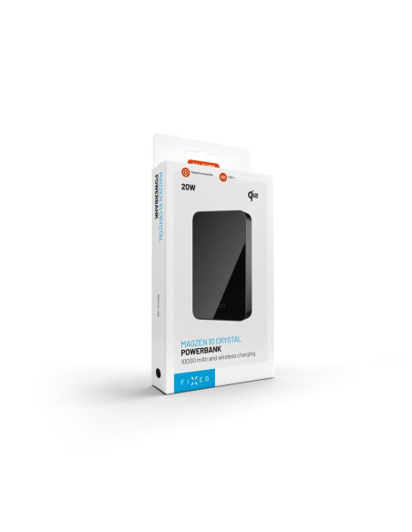 Fixed Fixzenmc-10-Bk Bank Mocy Litowo-Polimerowy (Lipo) 10000 Mah Bezprzewodowe Ładowanie Czarny