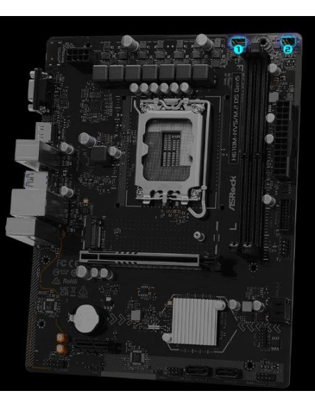 Płyta Główna Asrock H610M-Hvs/M.2 D5 Gen5