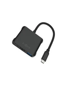 Hub Usb Fixed Quadri 2X Usb-C 1X Hdmi  + 2X Usb-A 2.0 3.2 Gen2 3.1 Gen1 (Fixhu-Qr-Bk)