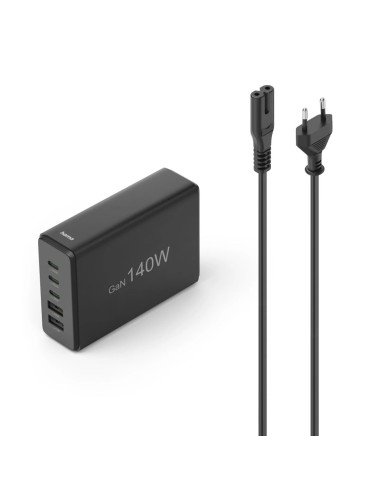 Hama 00201978 Ładowarka Do Urządzeń Przenośnych Laptop, Power Bank, Smartfon, Tablet Czarny Prąd Przemienny Szybkie Ładowanie We