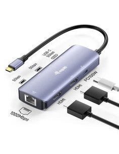 Equip 133501 Stacja Dokująca Przewodowa Usb 3.2 Gen 1 (3.1 Gen 1) Type-C Szary 2