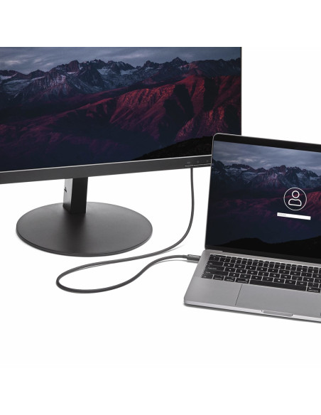 Startech.com Tblt3Mm2M Kabel Thunderbolt 2 M 20 Gbit/S Czarny