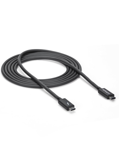 Startech.com Tblt3Mm2M Kabel Thunderbolt 2 M 20 Gbit/S Czarny
