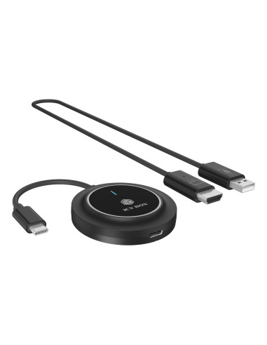 Icy Box Ib-Wl101 Bezprzewodowy System Prezentacji Hdmi / Usb Type-C Klucz Sprzętowy