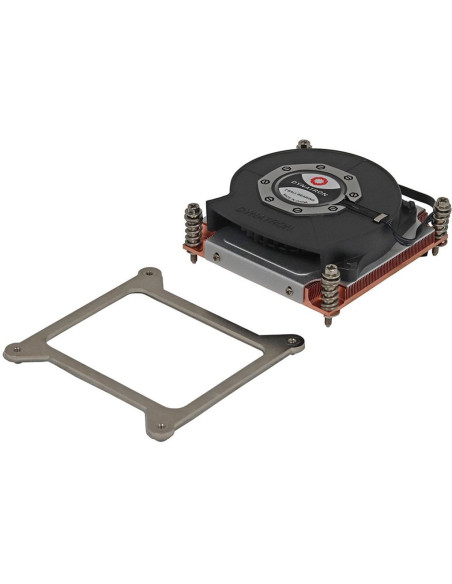 Inter-Tech Q-3 Procesor Radiator 8 Cm Czarny, Srebrny 1 Szt.